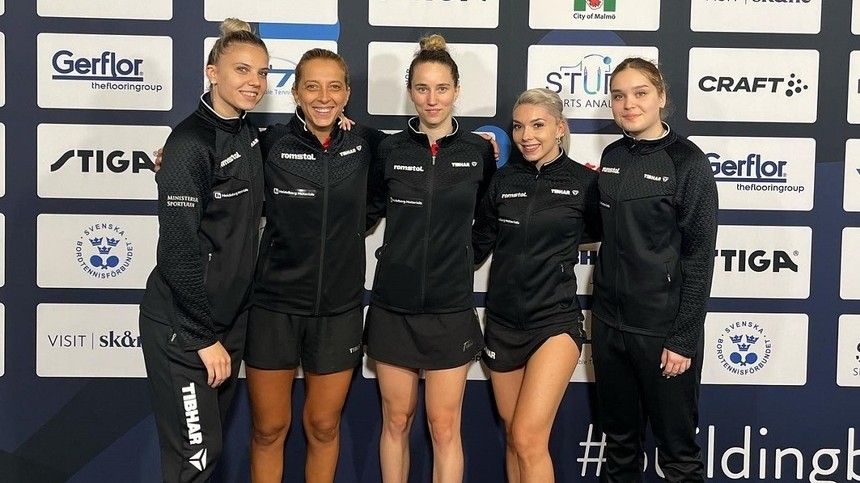 Echipa feminină a României de tenis de masă s-a calificat în ”sferturi” la Campionatul European