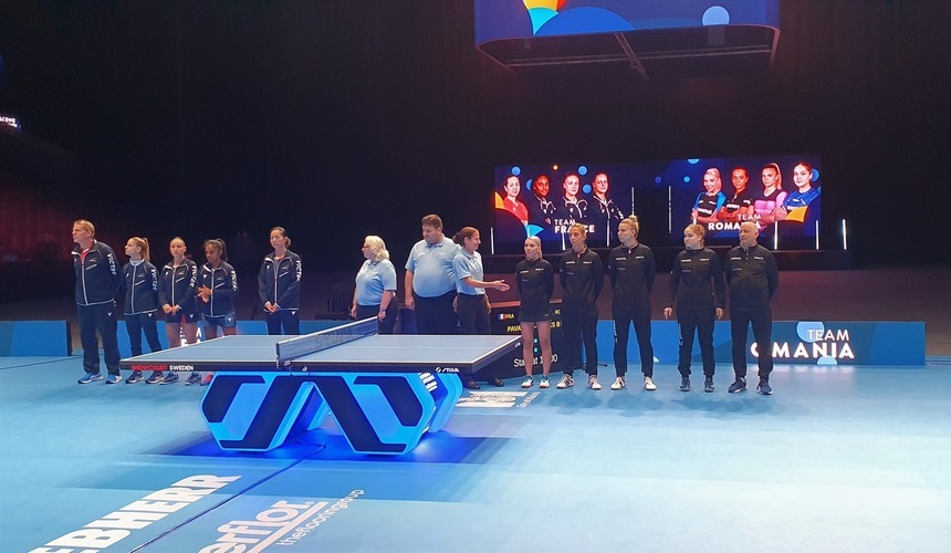 FOTO | Echipa feminină de tenis de masă a României s-a calificat în finala Campionatului European