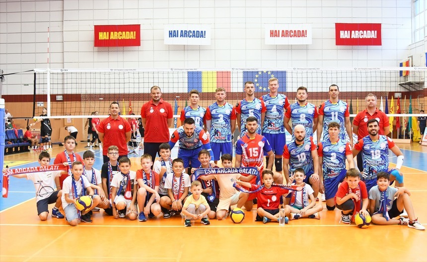 Arcada Galaţi a câştigat turneul amical organizat pe teren propriu