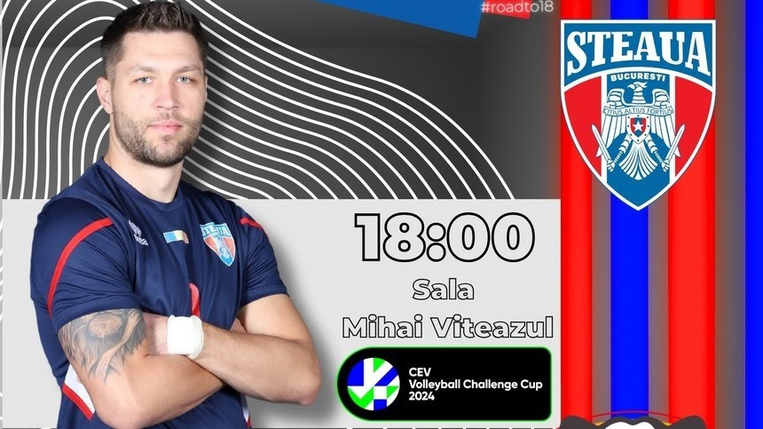 Steaua Bucureşti s-a calificat în faza şaisprezecimilor Challenge Cup cu o dublă victorie