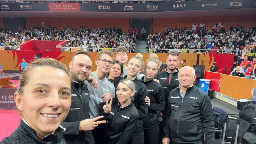 Cupa Mondială Echipe Mixte la Tenis de Masă s-a încheiat pentru România, după înfrângerea cu Franţa