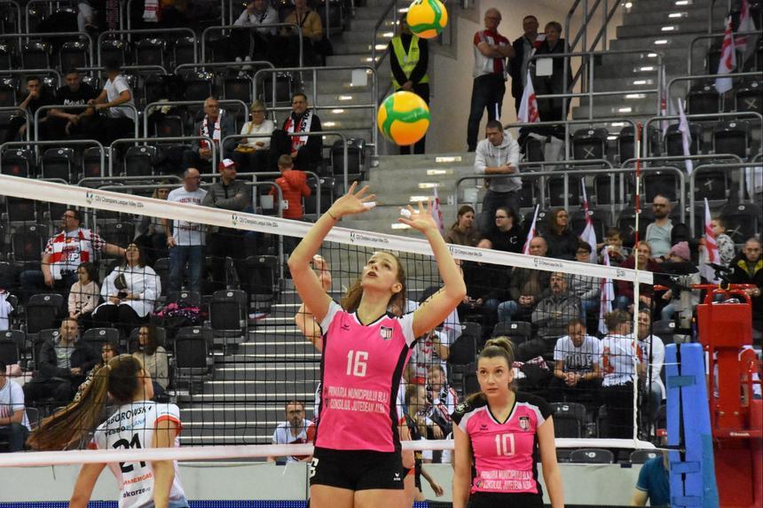 Volei feminin | Volei Alba Blaj, înfrângere cu LKS Lodz în Liga Campionilor