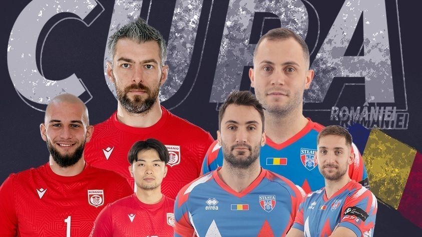 Dinamo Bucureşti – Steaua Bucureşti 1-3, în prima semifinală a Cupei României la volei masculin