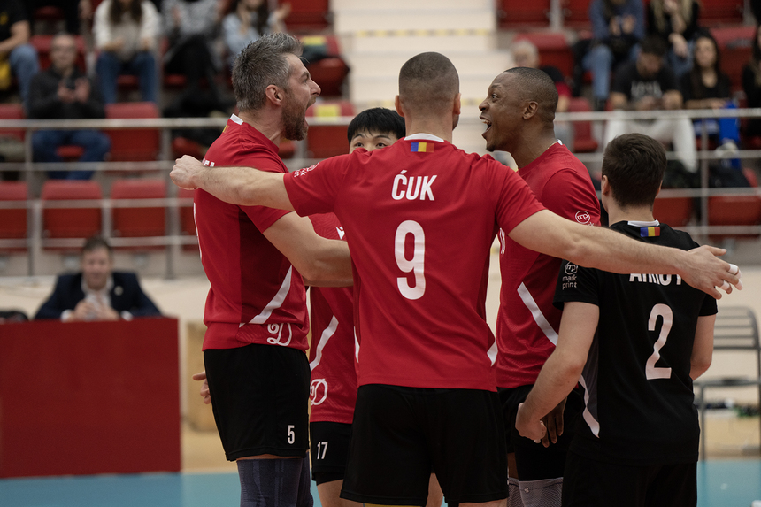 Campioana Arcada Galaţi, învinsă în a doua partidă a semifinalelor Diviziei A la volei masculin