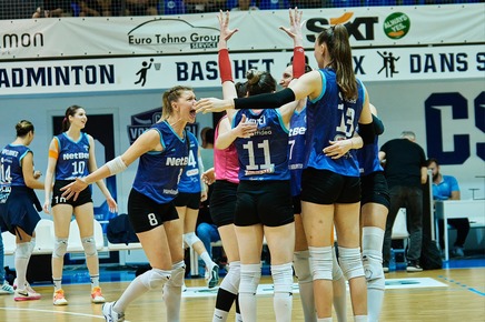 CSO Voluntari – Volei Alba Blaj 3-1, în primul meci al finalei Diviziei A la feminin