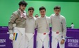Echipa masculină de sabie juniori a României este vicecampioană mondială