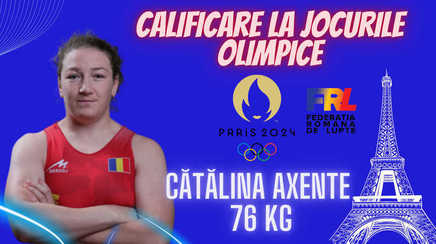 Zi bună pentru sportul românesc! Cătălina Axente e a doua luptătoare care se califică la Jocurile Olimpice