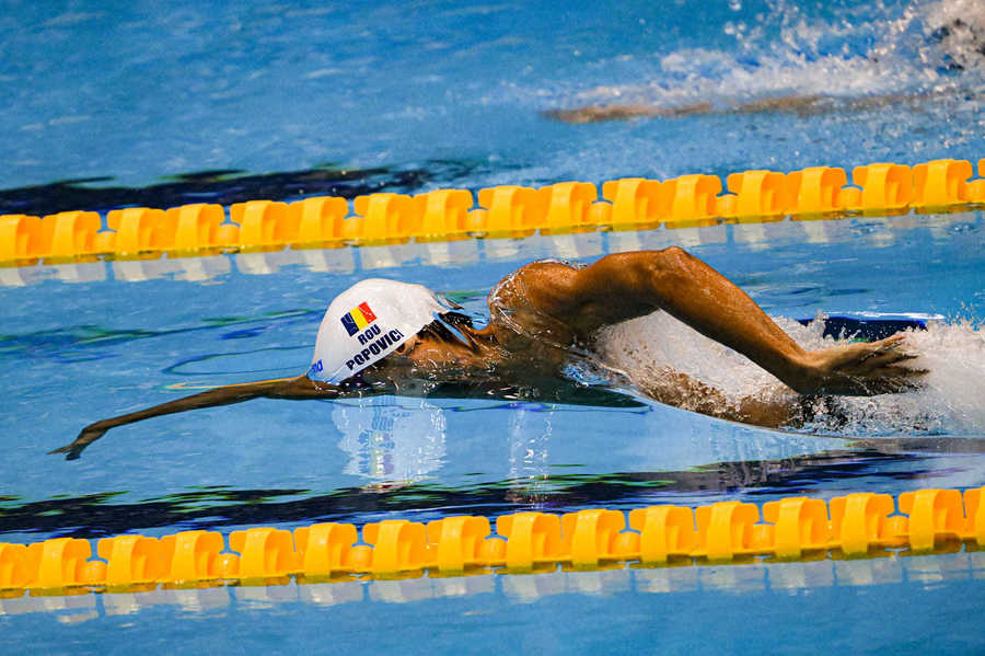 David Popovici a câştigat proba de 200 m liber din cadrul etapei de Mare Nostrum de la Barcelona