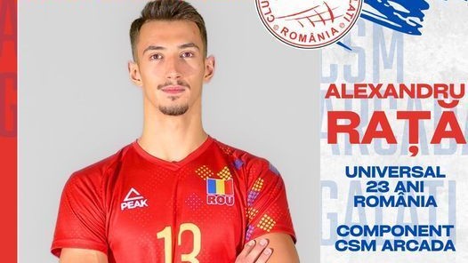 Volei masculin | Alexandru Raţă revine la Arcada Galaţi