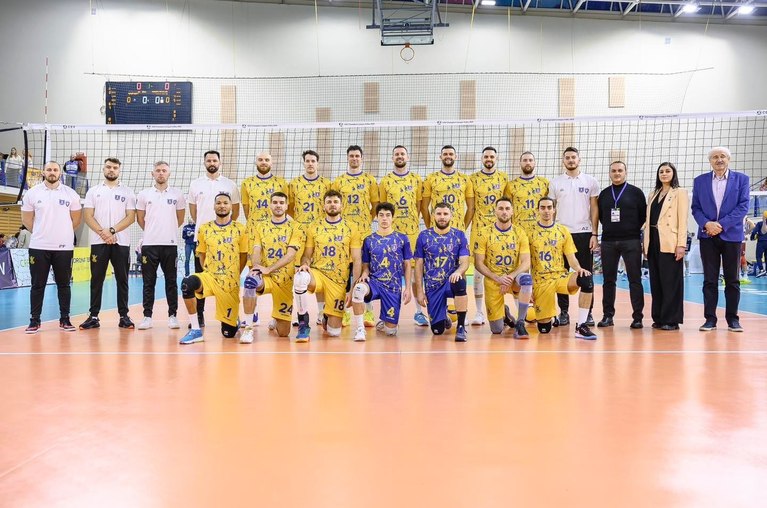 Corona Braşov – Trentino Itas 1-3, în faza play-off a CEV Cup la volei. Italienii au un român în lot