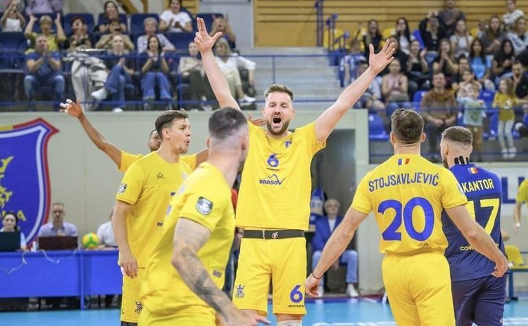 Corona Braşov, Dinamo Bucureşti şi SCM Zalău s-au calificat în semifinalele Diviziei A la volei masculin