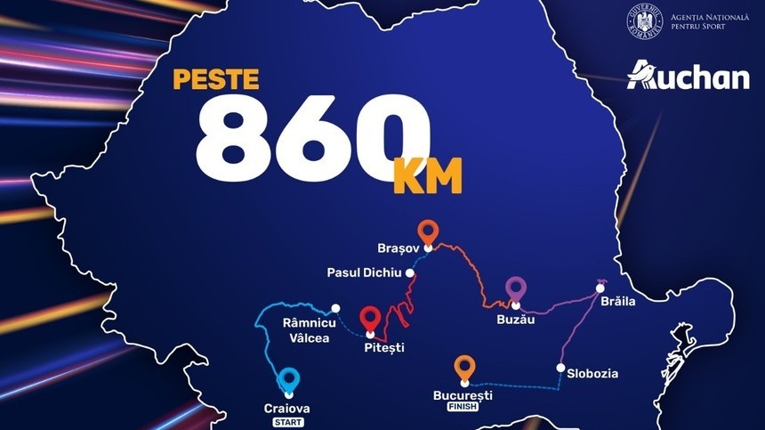 Turul României 2025, cel mai important eveniment de ciclism al anului, porneşte pe 10 septembrie din Craiova