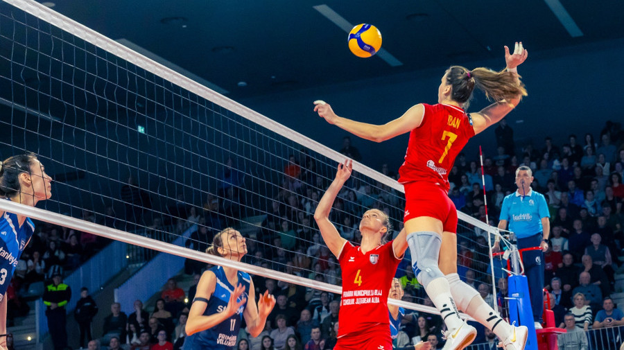 Volei Alba Blaj pierde cu campioana CSO Voluntari în primul meci al finalei Diviziei A
