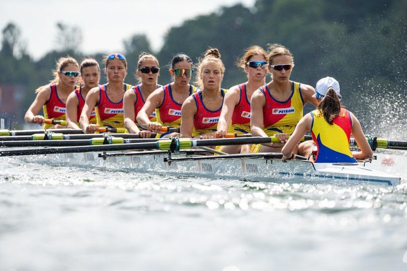 Încă o medalie pentru România la CM Under 19. Bronz pentru echipajul de 8+1 feminin