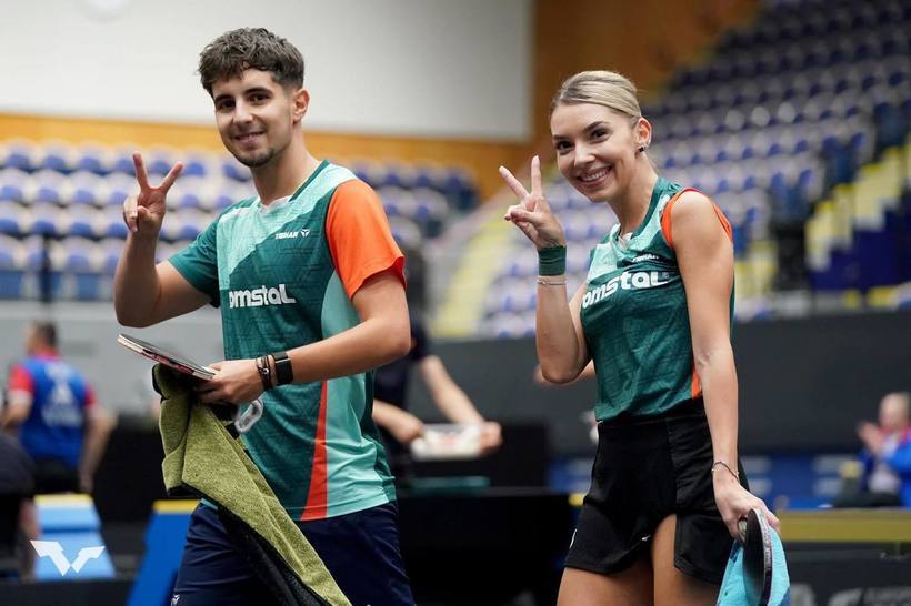 Performanţă pentru tenisul de masă românesc. Bernadette Szocs şi Eduard Ionescu, medaliaţi cu bronz la Europe Smash 2025