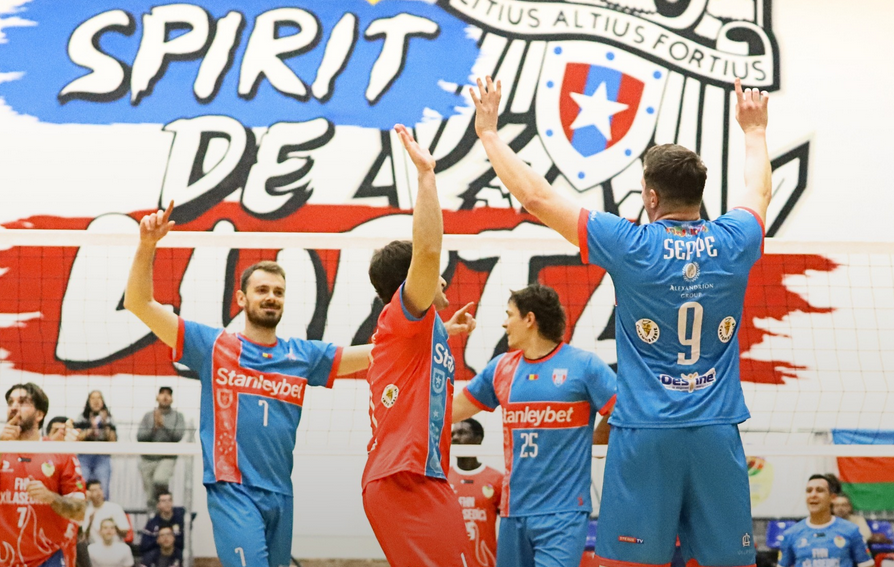 Victorie şi pentru Steaua în preliminariile Challenge Cup la volei