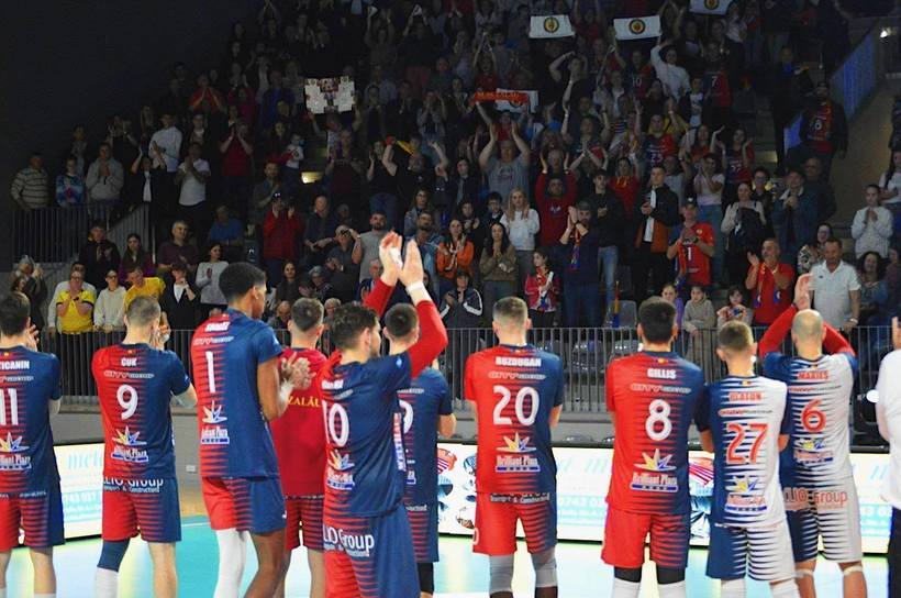 Volei masculin: SCM Zalău, victorie cu Budva în prima manşă din 16-le Challenge Cup