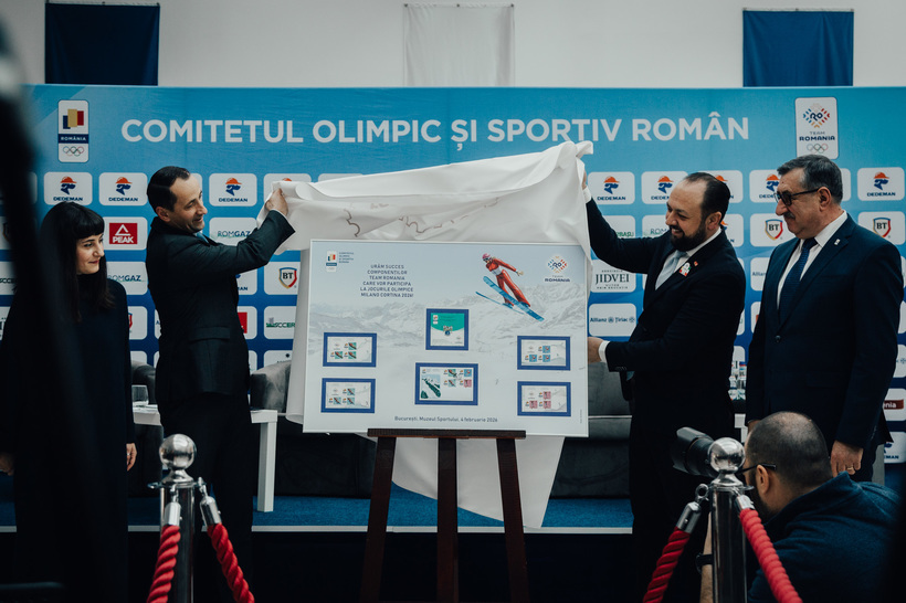 A fost lansată emisiunea filatelică “Team Romania la Jocurile Olimpice Milano Cortina 2026”