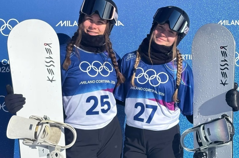 Kata Mandel şi Henrietta Bartalis au terminat cu bine concursul olimpic de snowboard cross