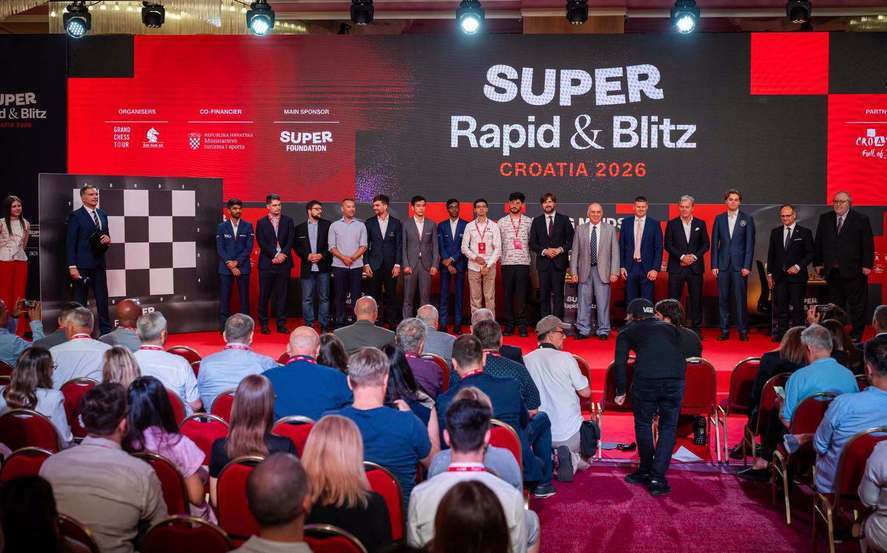 Bogdan Deac, alături de unii dintre cei mai puternici jucători ai lumii la Grand Chess Tour Super Rapid & Blitz Croatia 2026