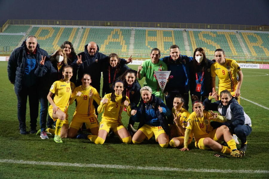 Debut perfect pentru Cristi Dulca! Croaţia - România 0-1. ”Tricolorele” termină grupa de calificare pe podium