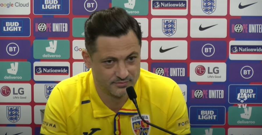VIDEO | Rădoi nu pregăteşte o tactică defensivă pentru meciul cu Anglia. "Cu cât stai mai aproape de poartă, cu atât pericolul creşte"