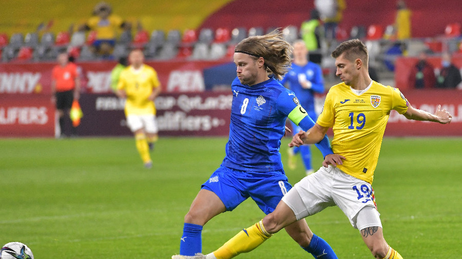 România – Islanda 0-0! ”Tricolorii” depind de islandezi pentru a merge la barajul CM 2022! Ianis Hagi a şutat în bară, în minutul 85
