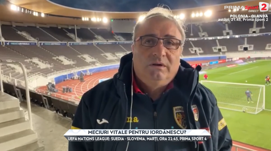 VIDEO EXCLUSIV | Mihai Stoichiţă îl susţine pe selecţioner. "Nu este presiune pe Edi Iordănescu"