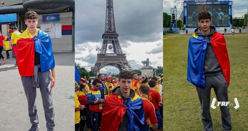 VIDEO | Bogdan Racoviţan, de la suporter înfocat la Campionatul European în 2016, din Franţa, la tricolor în 2024