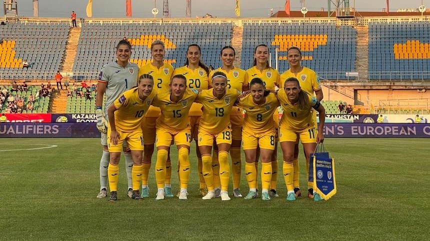 Tricolorele s-au calificat în play-off-ul WEURO 2025 după victoria cu Kazahstan cu 3-0