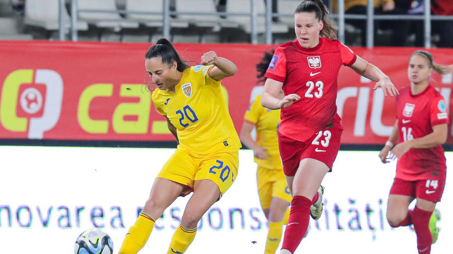 România - Polonia 1-2. Eşec dramatic pentru naţionala feminină în primul meci din play-off-ul EURO 2025