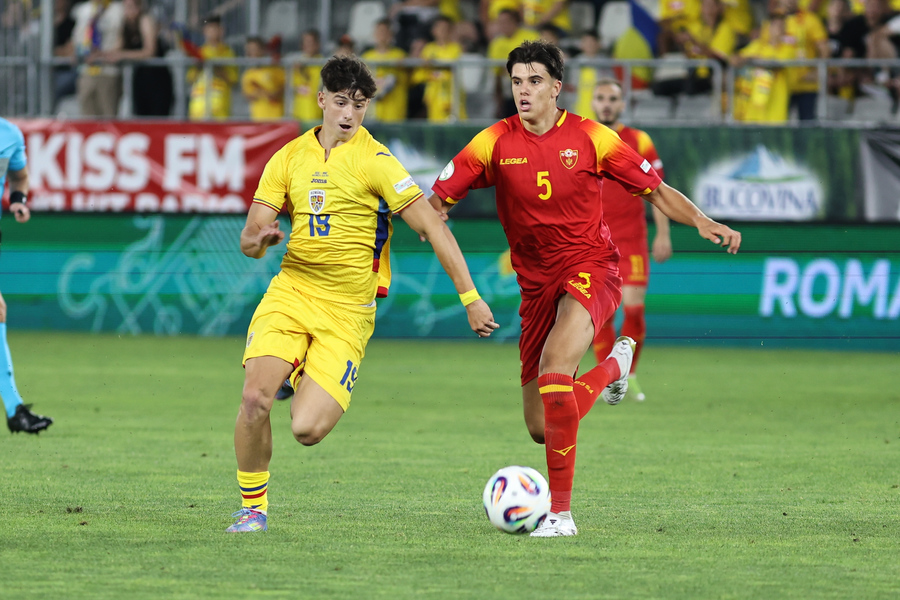 România - Muntenegru 2-1. Debut perfect la EURO U19! Golul decisiv a venit în minutul 90