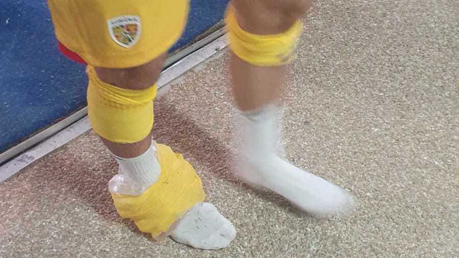 VIDEO | Emoţii pentru FCSB după meciul României! Adrian Şut a părăsit terenul accidentat