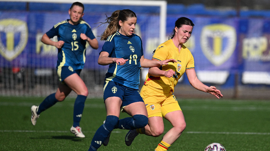 Eşec dur suferit de naţionala feminină U23 în amicalul cu Suedia