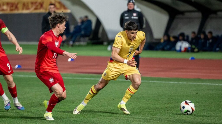 România U20 a cedat la limită în duelul cu Polonia din Elite League. Adversarii au marcat direct din corner