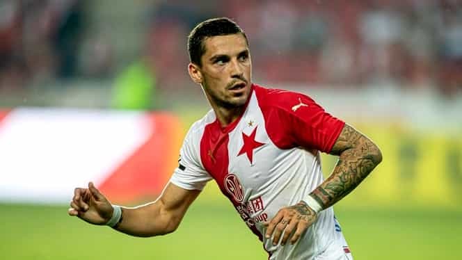 VIDEO | ”Mă simt fantastic. E un sentiment extraordinar”. Anunţul jurnaliştilor străini, după ce Stanciu a luat titlul cu Slavia 