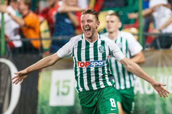Liviu Antal, decisiv pentru Zalgiris Vilnius. Atacantul a tras după el echipa lituaniană spre turul II al Europa Legue