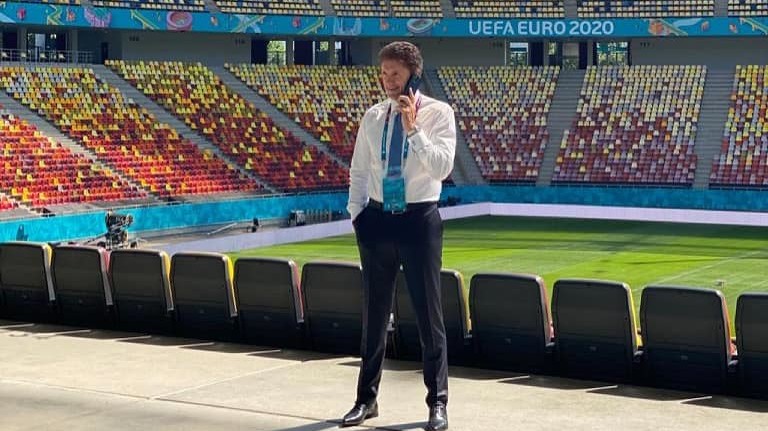 Gică Popescu, entuziast înaintea meciului Austria – Macedonia de Nord, de pe Arena Naţională. “Sunt bucuros şi mândru, după 3 ani şi jumătate de eforturi”