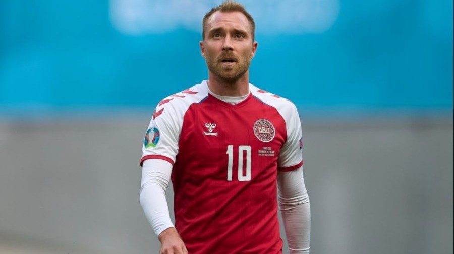 VIDEO | Moment emoţionant, dedicat lui Christian Eriksen, în minutul 10 al partidei Danemarca - Belgia