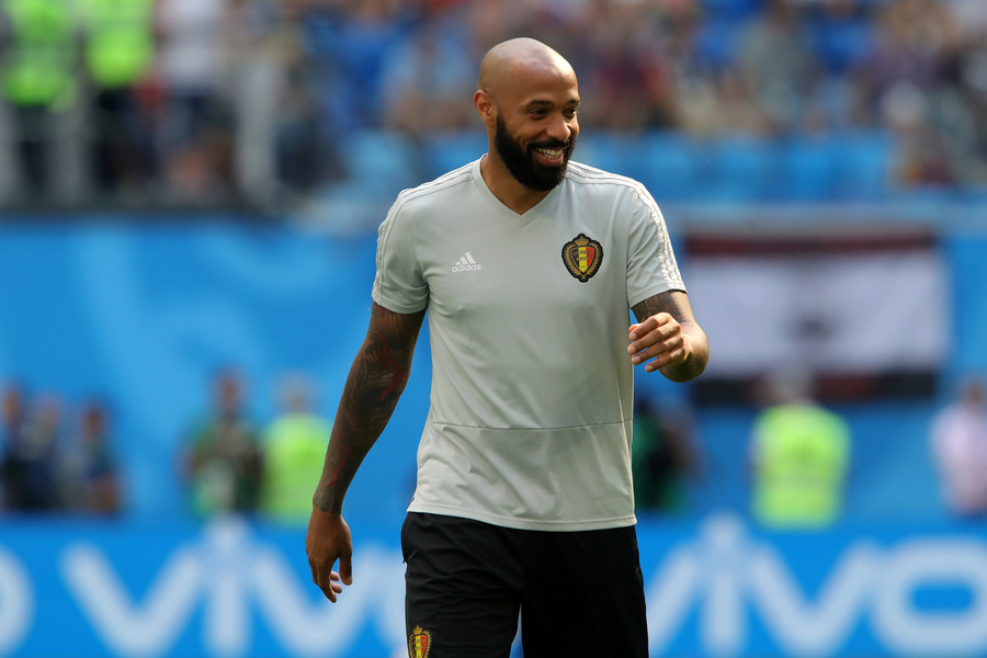 VIDEO | Legendarul Thierry Henry le-a predat o lecţie belgienilor, la lovituri libere. Reacţia amuzantă a lui Lukaku