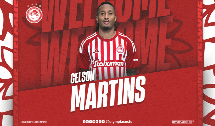 Olympiakos Pireu l-a achiziţionat pe Gelson Martins de la AS Monaco