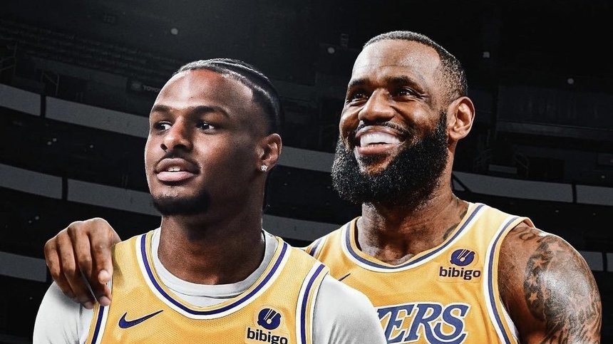 Premieră în istoria NBA! Fiul lui LeBron James, selectat de LA Lakers, echipa la care joacă tatăl său