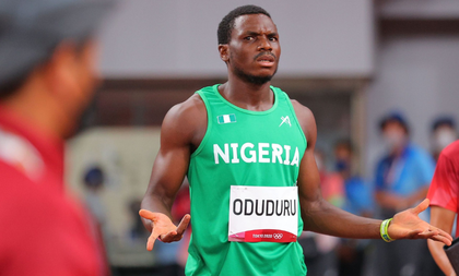 Sprinterul Divine Oduduru, suspendat şase ani pentru încălcări ale regulamentului antidoping