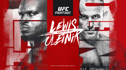 UFC Fight Night: LEWIS vs. OLEINIK e LIVE pe Look Plus, duminică, de la 04:00