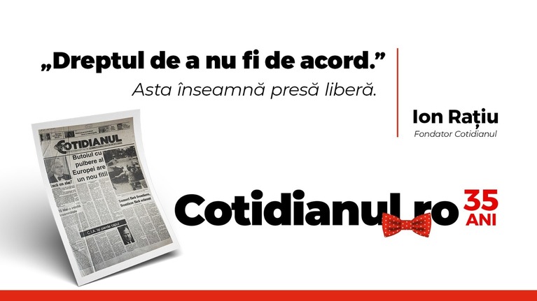 35 de ani de Cotidianul. Dreptul de a nu fi de acord