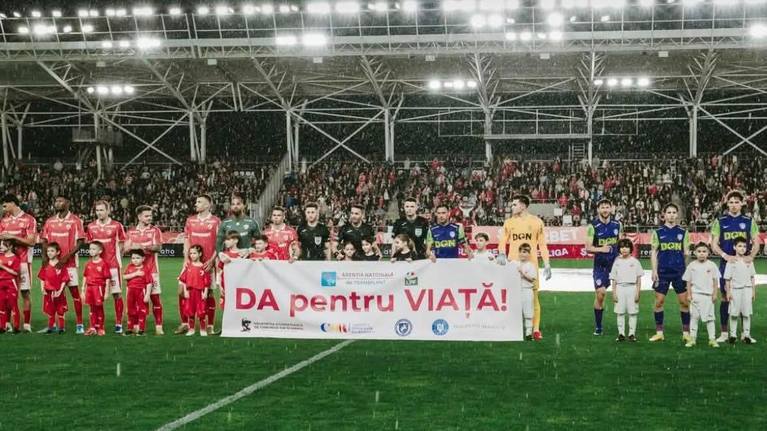 Campania ”Pase pentru Viaţă” a ajuns pentru prima dată pe stadionul ”Arcul de Triumf”