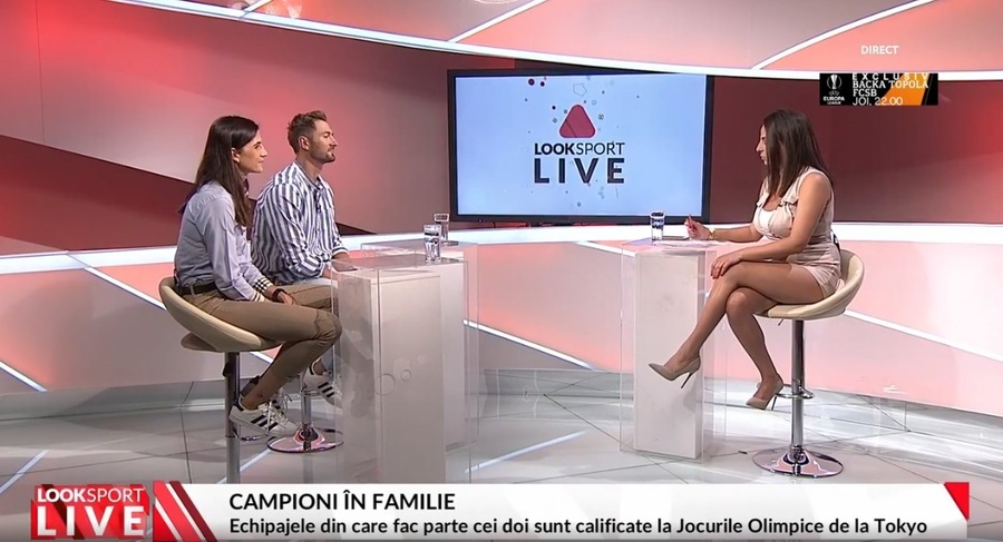 Campioni în famile! Special Look Sport LIVE: Marius şi Ionela Cozmiuc sau cum se împacă performanţa cu viaţa de familie | VIDEO