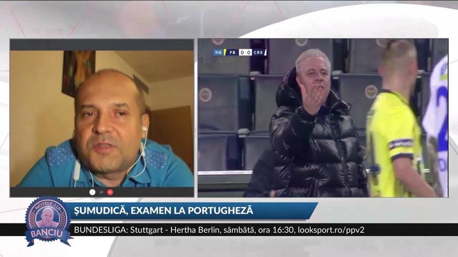  "Aşa ceva n-am mai auzit!" VIDEO | Discursul în portugheză al lui Şumudică, comentat de Radu Banciu la "Notele lui Banciu"