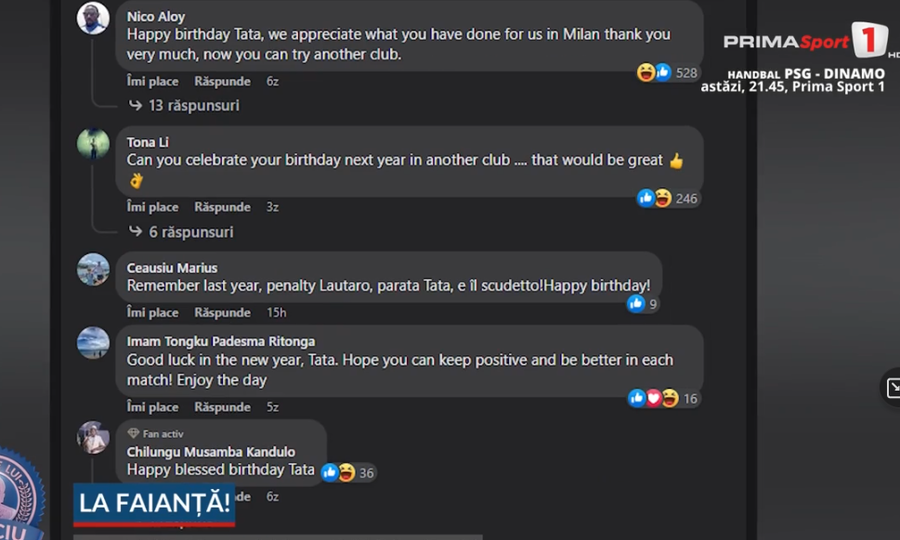 Notele lui Banciu ǀ Ciprian Tătăruşanu a primit urări ”mai speciale” de ziua sa. ”Aşa e pe reţelele de socializare, nu mai e ca pe timpuri”