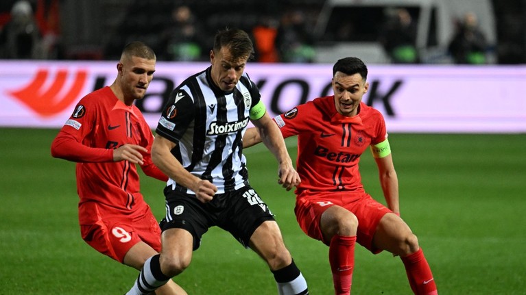 VIDEO | Debut de repriză secundă de senzaţie pentru FCSB! La prima apariţie în cupele europene, Andrei Gheorghiţă marchează primul său gol pentru campioana României